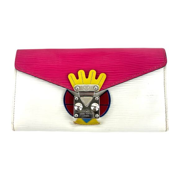 Louis Vuitton Limited Edition Pivoine Epi Leather Sarah Wallet - Picture 1 of 10